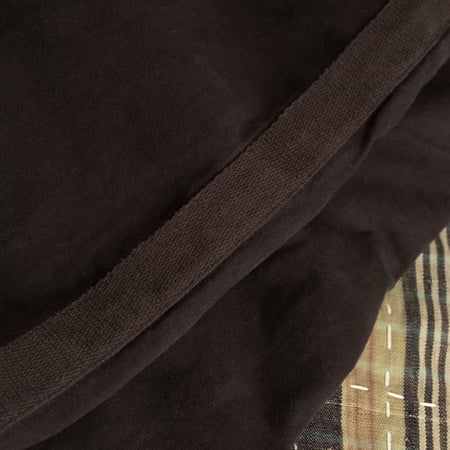 image flâneurs UNIVERSAL WORKS Oxford Pant Summer Canvas Licorice détail canvas