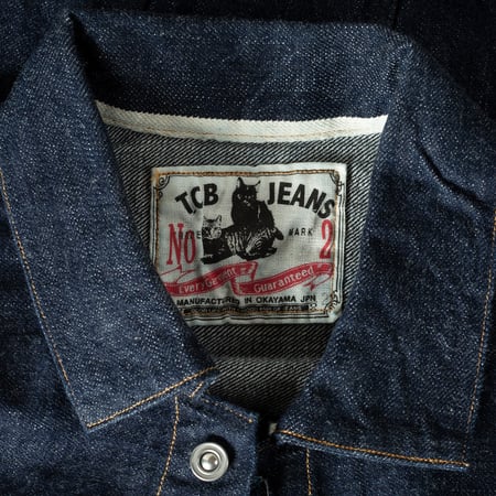 image detail tag loafers TCB No.2 Blouse 1890 One Wash 11.4oz Selvedge