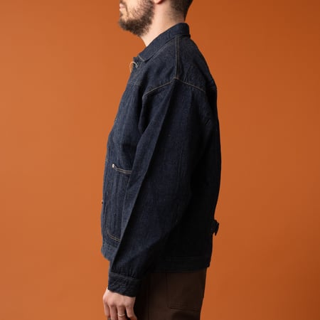 Flâneurs Flâneurs TCB No.2 Blouse 1890 One Wash 11.4oz Selvedge Side