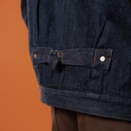 Flâneurs TCB No.2 Blouse 1890 One Wash 11.4oz Selvedge backcinch