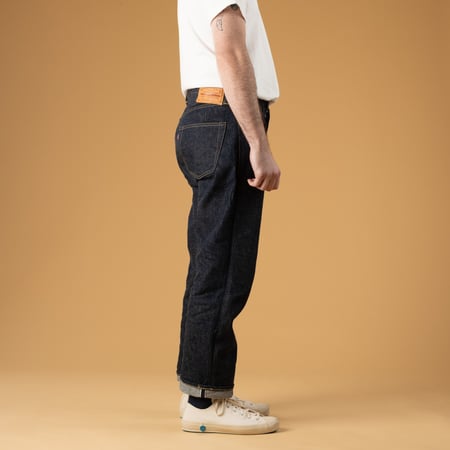 Image flâneurs WAREHOUSE & CO.  Lot S1003XX Pink Selvedge WWII Indigo Denim (3)