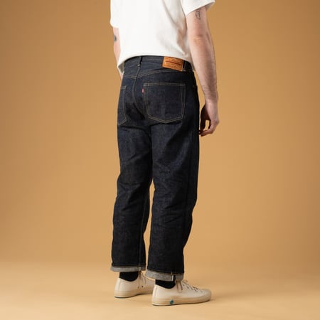 Image flâneurs WAREHOUSE & CO.  Lot S1003XX Pink Selvedge WWII Indigo Denim (4)