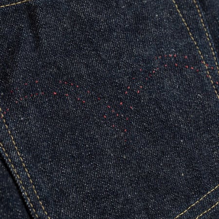 flâneurs WAREHOUSE & CO.  Lot S1003XX Pink Selvedge WWII Indigo Denim détail poche arrière