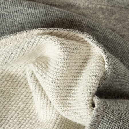 image détail inside flâneurs JACKMAN  GG Sweat Half-Zip Heather Gray