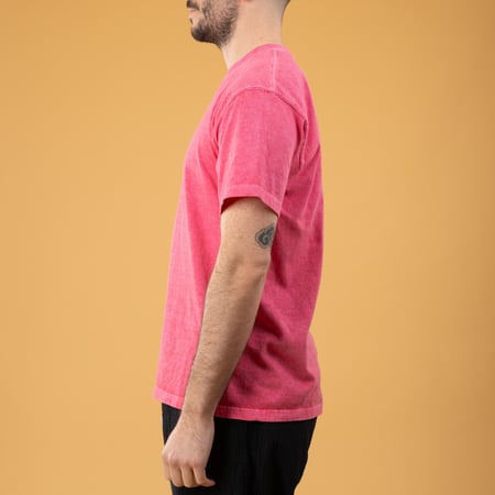 GOOD ON  Short Sleeve Crew T-Shirt P-Cherry image flâneurs porté de face (3)