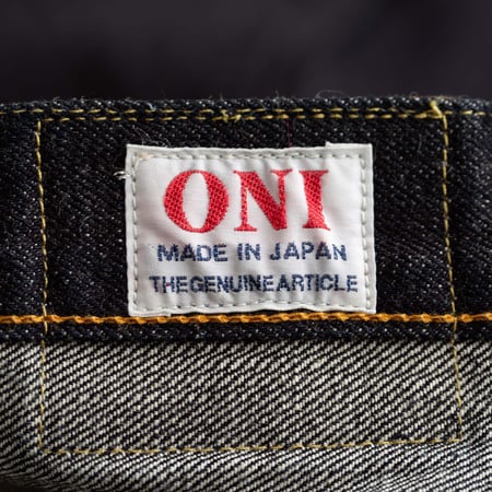 ONI DENIM 15oz Low Tension Denim - Images of Loafers Tag