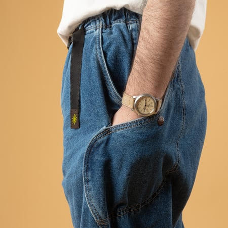 Image flâneurs pantalon porté poche latérale GOHEMP High Explorer Pants used wash