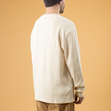GOHEMP Low Pocket Tee Natural Back View