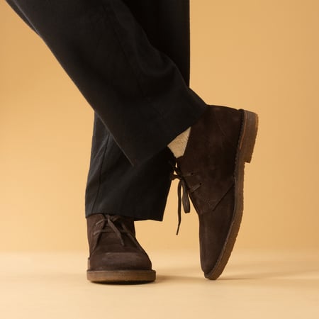 Image flâneurs chaussures Astorflex Montflex testa di moro porté