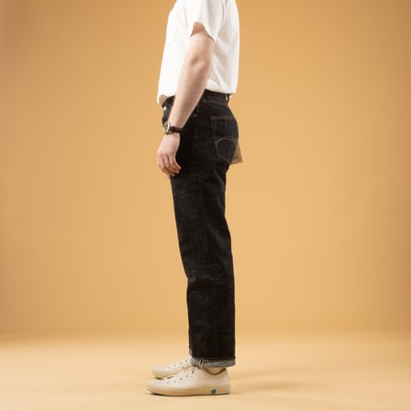 Image_flâneurs jeans STUDIO D'ARTISAN SD-1001 15oz GL3 Regular Straight Selvedge Denim_de-profil