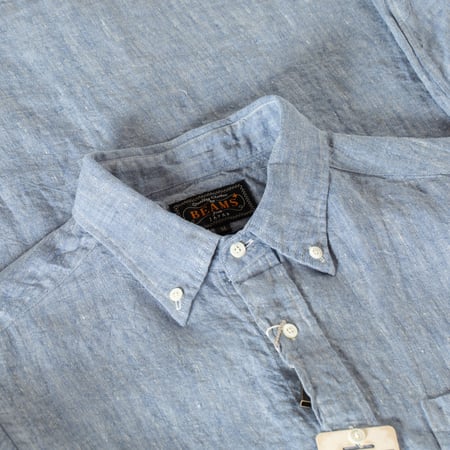 image flâneurs BEAMS PLUS B.D 1 40 Linen Chambray blue