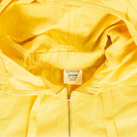 détail image flâneurs veste XX DEVELOPMENT SURE MFG Anoraks lemony