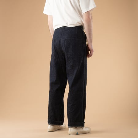 Image_Flâneurs_WAREHOUSE & CO. / Lot. 1233 U.S Navy Denim Trousers Indigo_de-dos