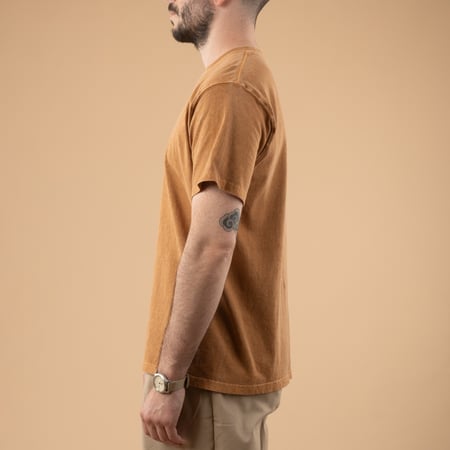 Image_Flâneurs_GOOD ON / Short Sleeve Crew T-Shirt P-Rust_de-profil