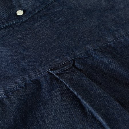 Image-Flâneurs_BEAMS PLUS / BD Denim Shirt Indigo_back collar detail