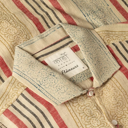 Image-Flâneurs_KARDO x FLÂNEURS / S/S Shirt HBP02_Détail-col