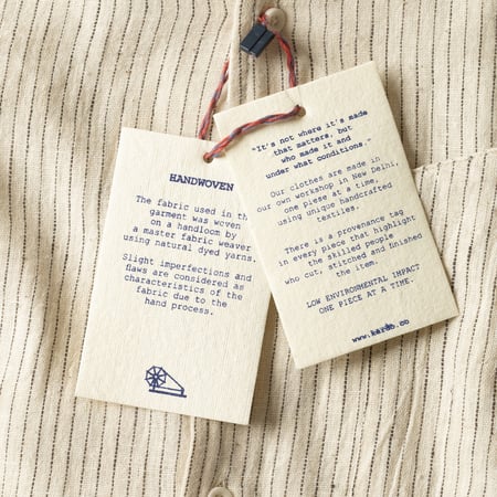 Image-Flâneurs_ Kardo x Flaneurs Shirt EMB21 Natural Stripe_Détail-étiquette
