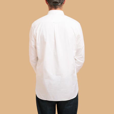Back view image - BEAMS PLUS BD Oxford Shirt White Flâneurs