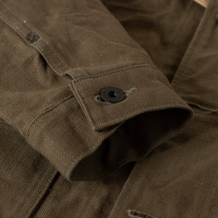 03100-HOX Heavy Oxford Coverall Jacket Olive