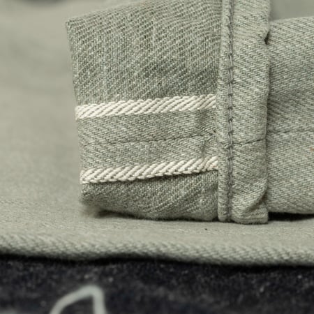image flâneurs ID Oni Denim 246-MOKU 11oz Neat Straight Mixed Gray Selvedge Denim-7