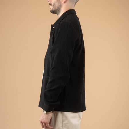 image flâneurs porté veste JAPAN BLUE JEANS Sashiko Black Coverall Jacket-2