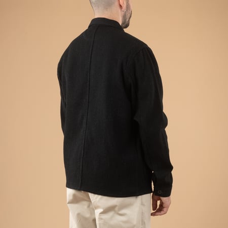 image flâneurs porté veste JAPAN BLUE JEANS Sashiko Black Coverall Jacket-3