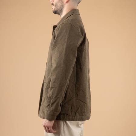 03100-HOX Heavy Oxford Coverall Jacket Olive