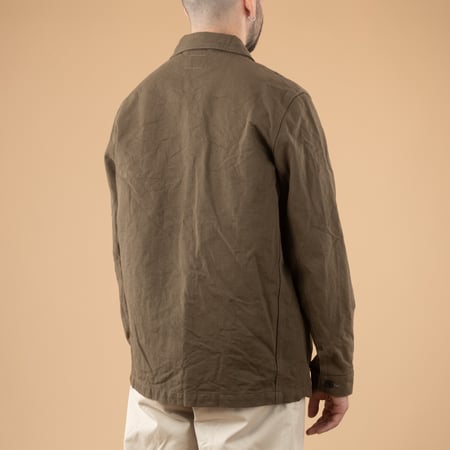 03100-HOX Heavy Oxford Coverall Jacket Olive