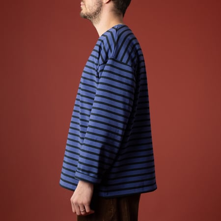 image-de-côtéLe-Minor-x-Flâneurs-Marinière-Loose-gitane-noir