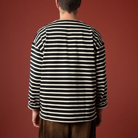 Le Minor x Flâneurs Marinière Loose Noir/Écru