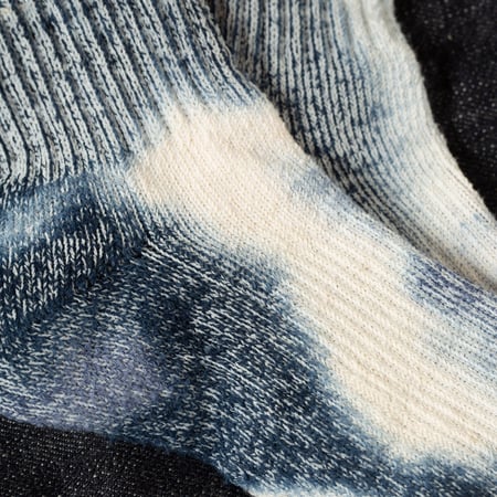image flâneurs chaussettes ROTOTO HempOrganic Cotton Pile-navy blue