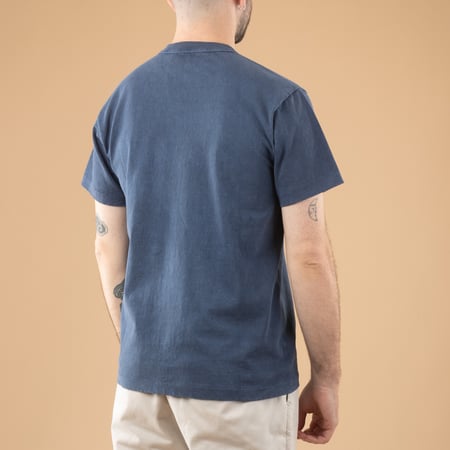 pantalon XX DEVELOPMENT SURE MFG 7,5oz Pocket S-S Tee Nasvy Blue de dos
