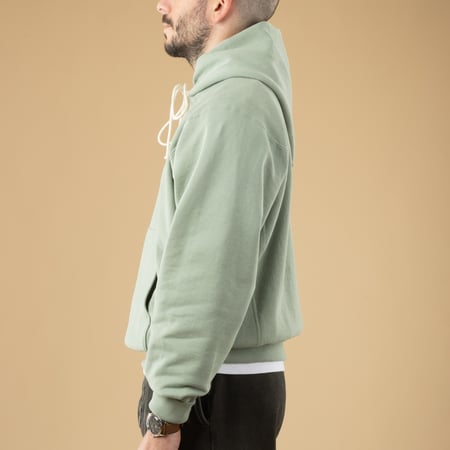 Image-Flâneurs_XX DEVELOPMENT / "SURE MFG" The Californians 60's Hoodie Big Sur Leaf_de-profil