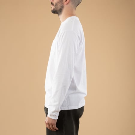 Image-Flâneurs_GOOD ON / L/S Pocket Crew Tee_de-profil