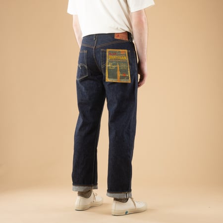 flâneurs-STUDIO D'ARTISAN-SD-801-15oz-Regular-Straight-Natural-Indigo-Selvedge-Denim_de-dos