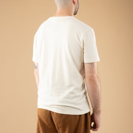 Basic Short Sleeve Tee in Natural