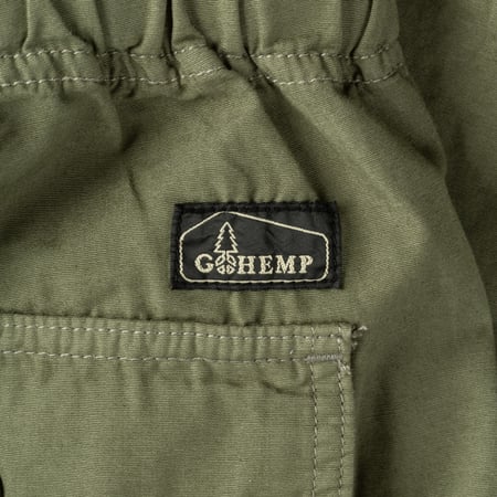 Image-Flâneurs_GOHEMP / Travel Balloon Pants Olive_détail-poche
