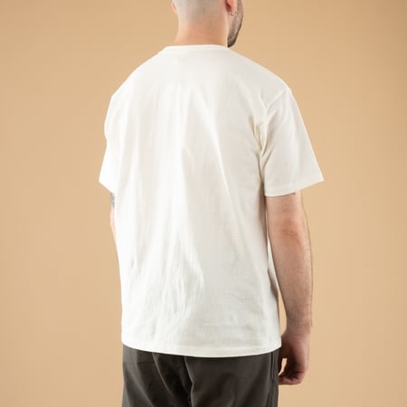 Lot. 267 Front V Gusset Crewneck T-Shirt Off White