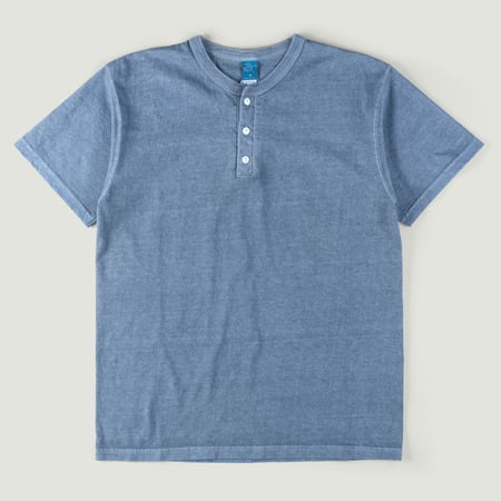 S/S Henley Tee P-Ajisai