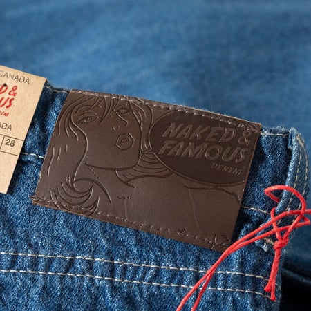 Image patch flâneurs NAKED & FAMOUS  High Noon Selvedge