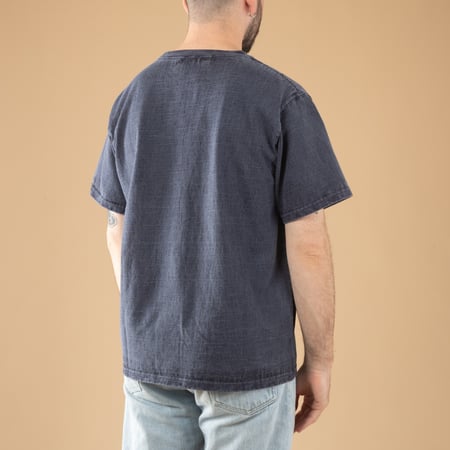 S/S Heavy Crew Tee P-Navy