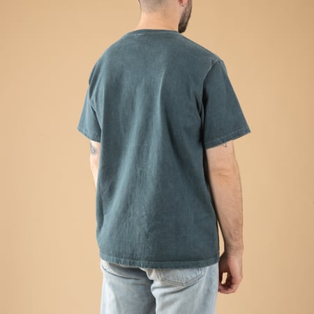 Image-Flaneurs_GOOD ON / S/S Heavy Crew Tee P-Slate-de-dos
