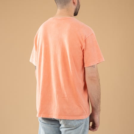 Image-Flâneurs_GOOD ON / Short Sleeve Crew T-shirt Vintage Dye Peach_de-dos