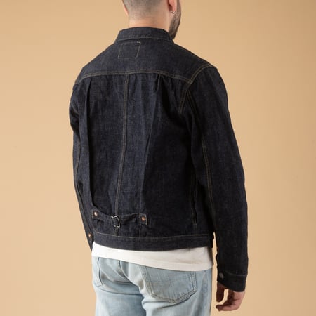 Image-Flâneurs_OMOTO DENIM / 3115 13.5oz Type I Denim Jacket_de-dos