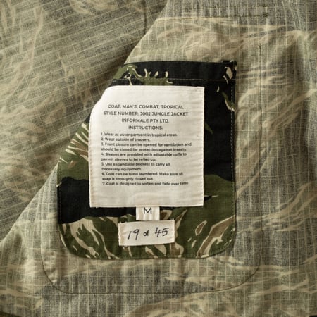 J002 Tiger Stripe Jungle Jacket