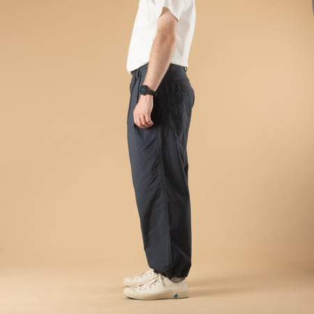Tenpi Baggy Trouser in Iron Navy