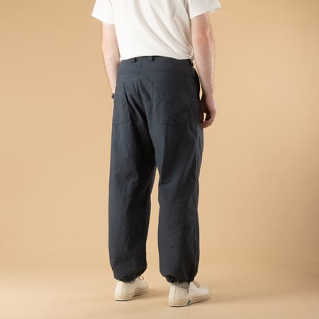 Tenpi Baggy Trouser in Iron Navy