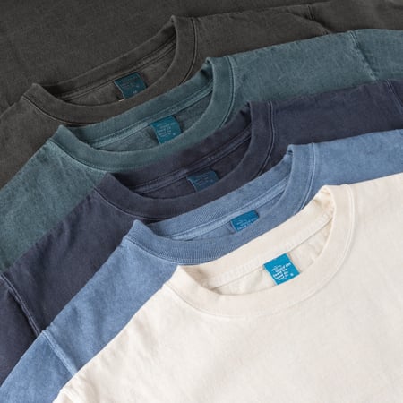 S/S Heavy Crew Tee P-Ajisai