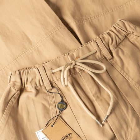 Twill Balloon Pants Beige