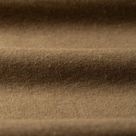 Image-Flâneurs_GOHEMP / Basic Football Tee Saddle Brown_détail-matière